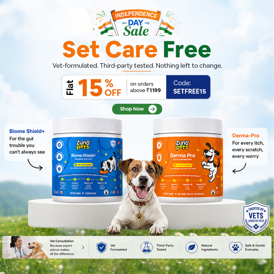 Anti-Hairfall & Skin-Coat Repair Supplement for Dogs